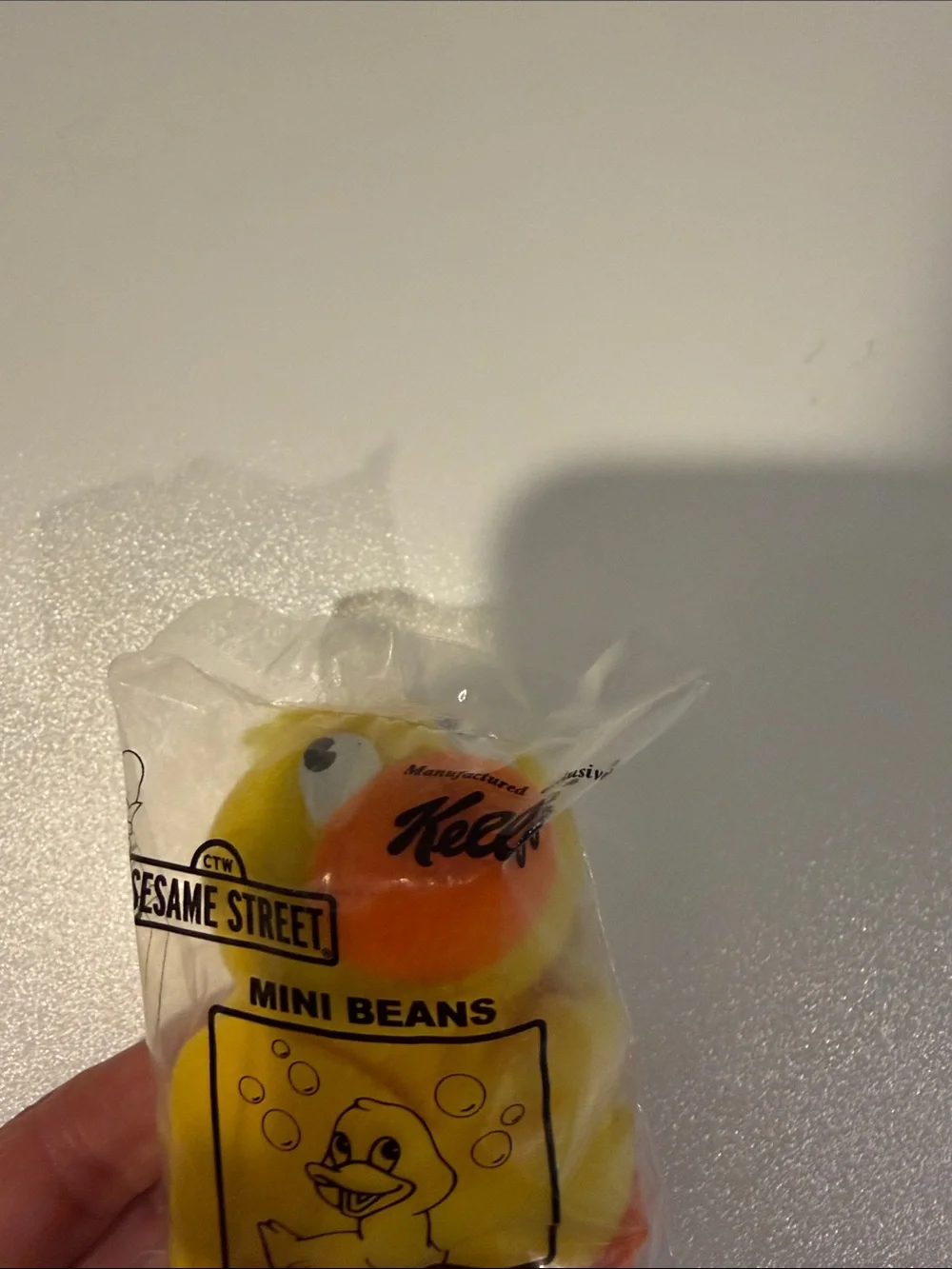 Sesame Street Rubber Duckie Mini Beans - Yellow & Orange